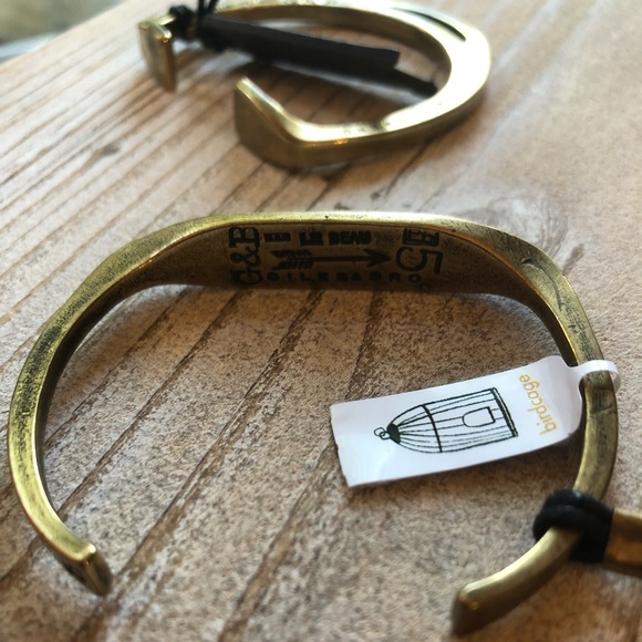 NWT Giles and Brother Gold Bracelet stirrup ID - Picture 4 of 7